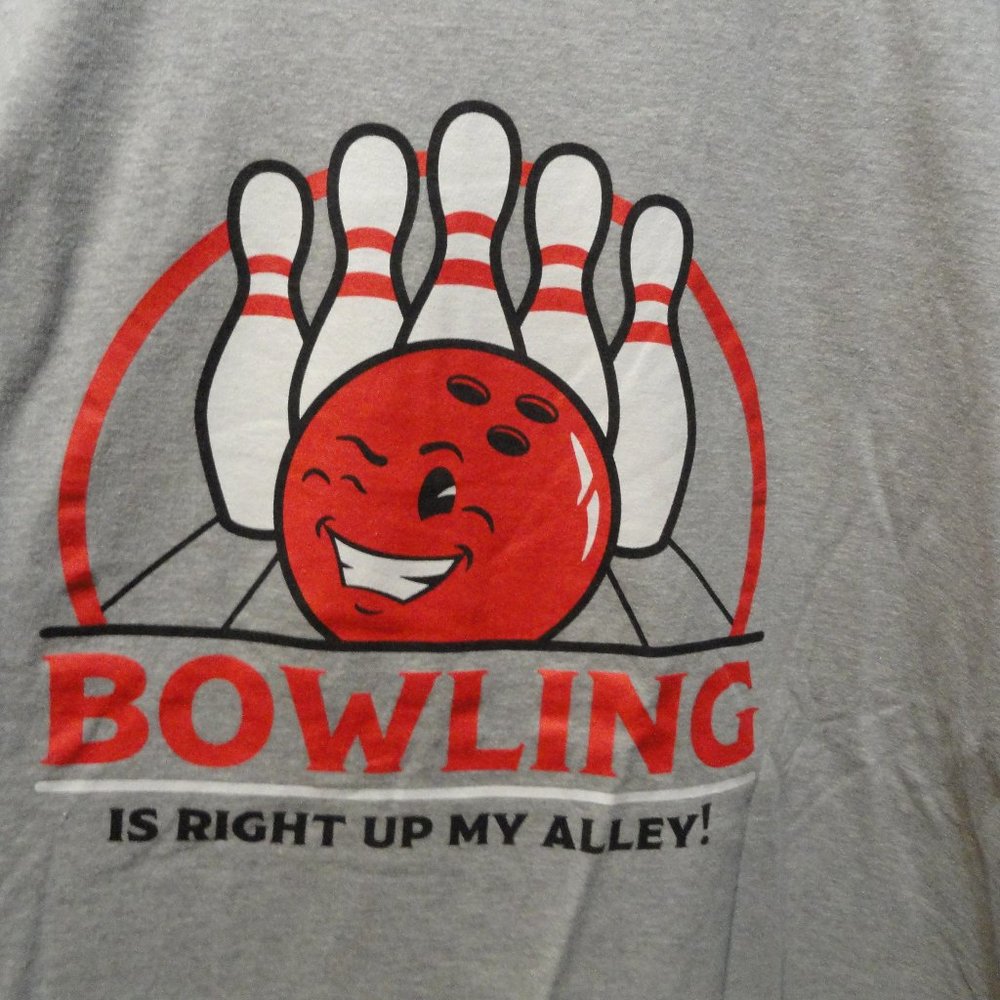 Bowling its right up my alley" single side fun T~EUC~colorful~ - Picture 2 of 4